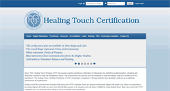 Desktop Screenshot of healingtouchcertification.com