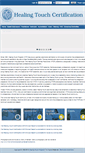 Mobile Screenshot of healingtouchcertification.com